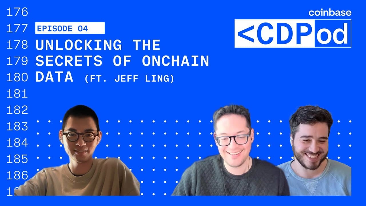 Unlocking the secrets of onchain data - Coinbase Developer Podcast  cover image