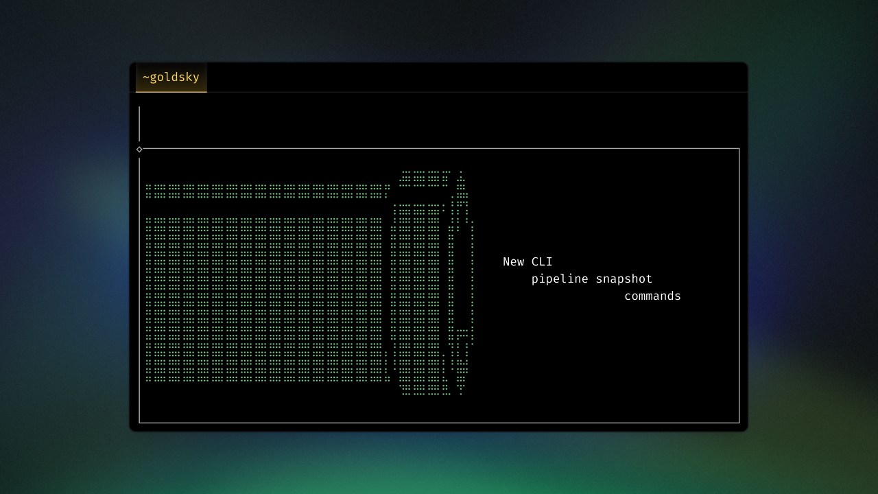 New CLIP pipeline snapshot commands
